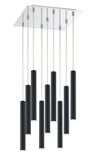Forest LED 9 Light Chandelier Chrome