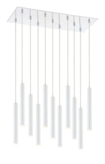 Forest LED 11 Light Chandelier Chrome