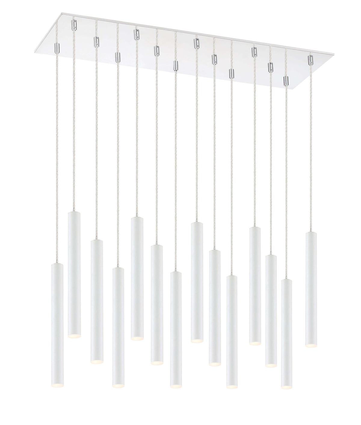 Forest LED 14 Light Chandelier Chrome