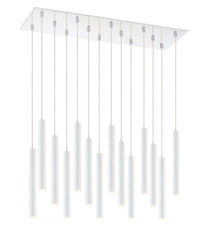 Forest LED 14 Light Chandelier Chrome