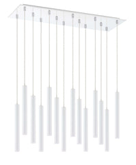 Forest LED 14 Light Chandelier Chrome