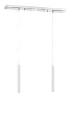 Forest LED 2 Light Linear Chandelier Chrome