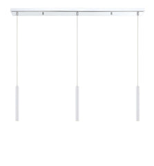 Forest LED 3 Light Linear Chandelier Chrome