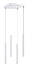 Forest LED 4 Light Chandelier Chrome
