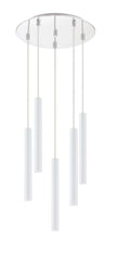 Forest LED 5 Light Chandelier Chrome