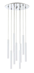 Forest LED 9 Light Chandelier Chrome