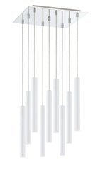Forest LED 9 Light Chandelier Chrome