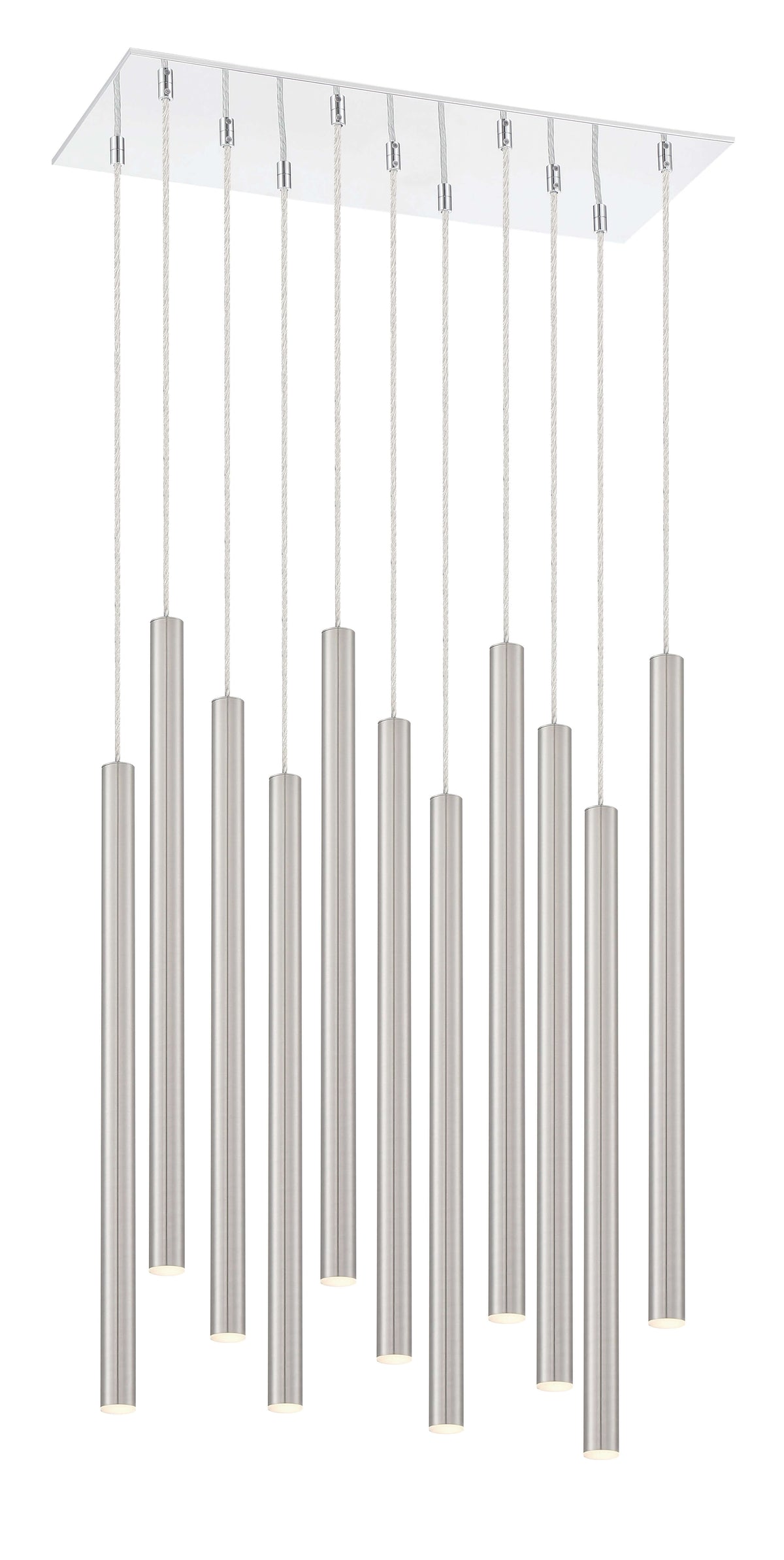 Forest LED 11 Light Chandelier Chrome