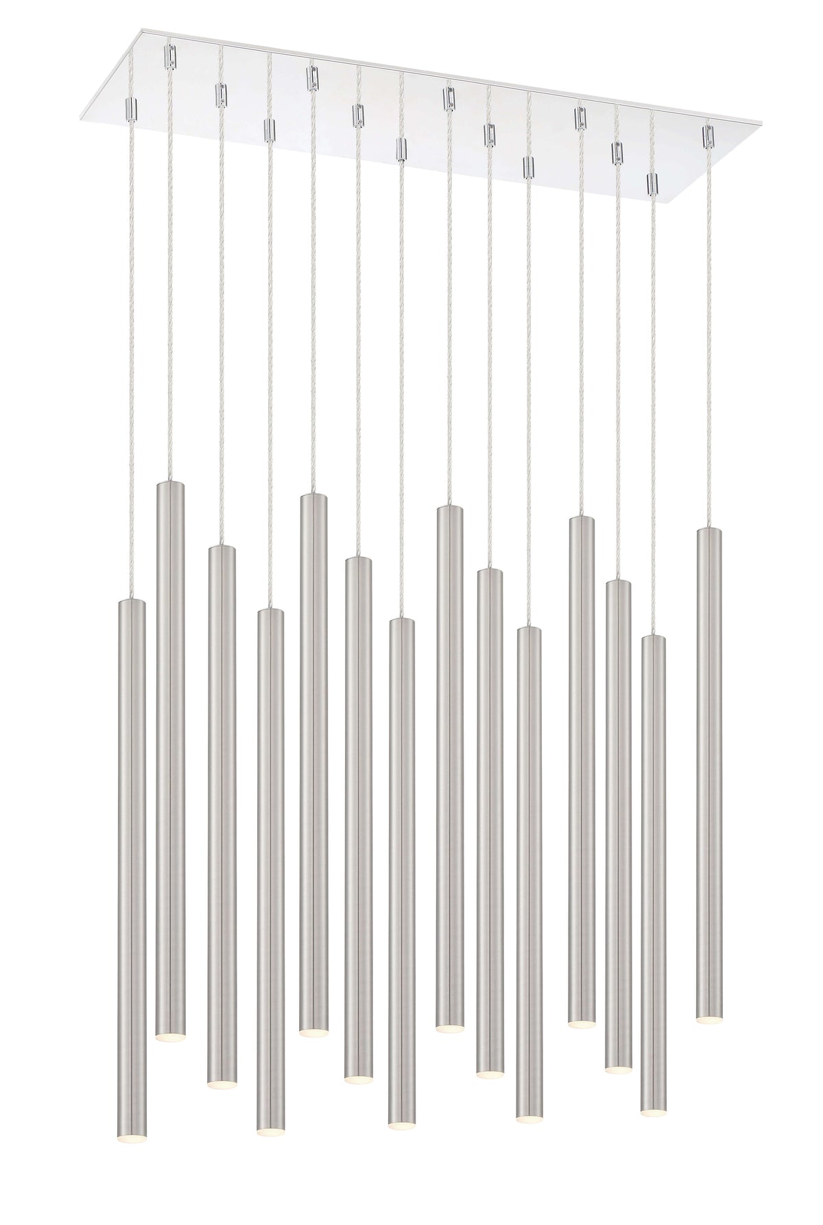 Forest LED 14 Light Chandelier Chrome