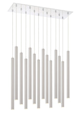 Forest LED 14 Light Chandelier Chrome