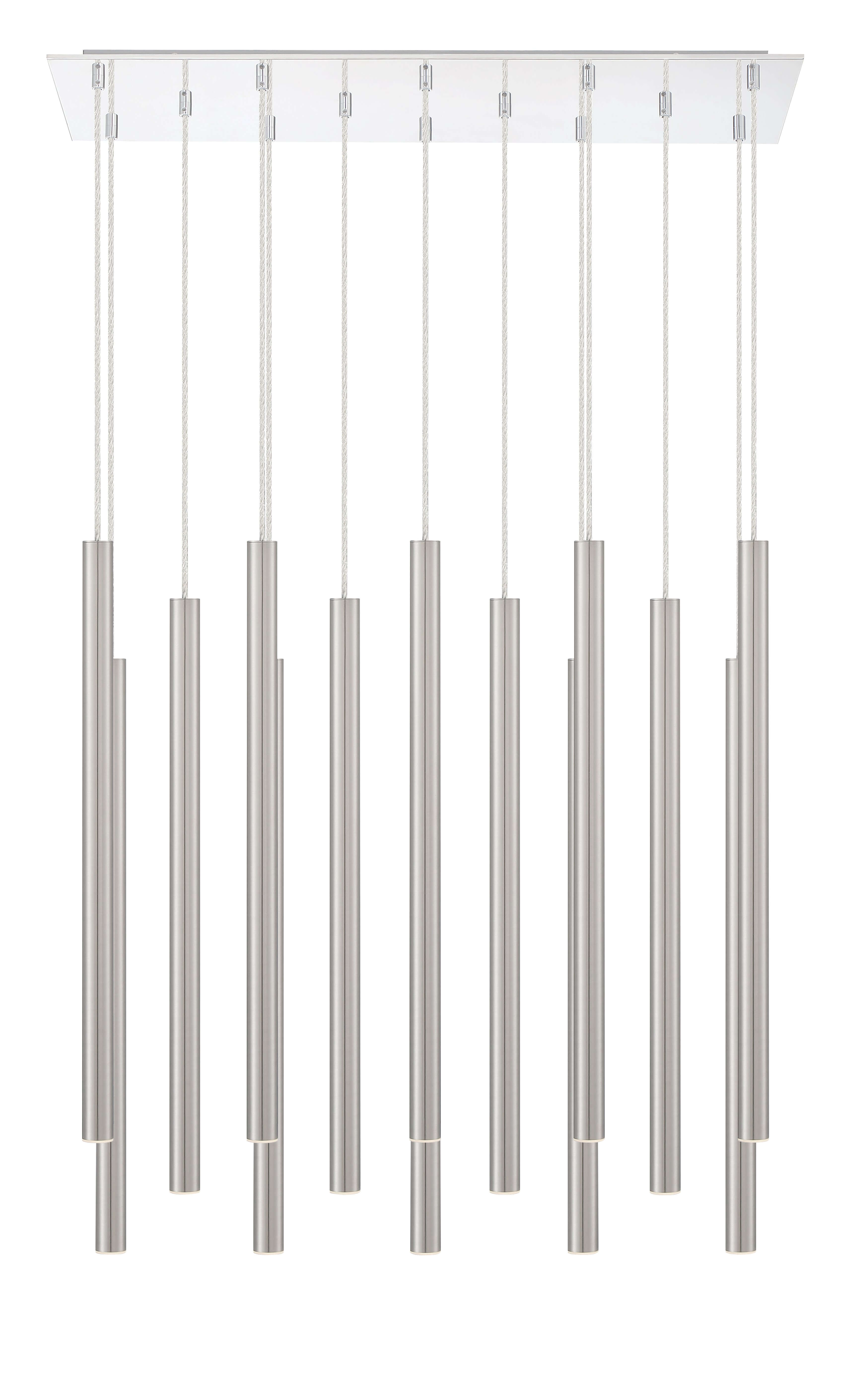 Forest LED 14 Light Chandelier Chrome
