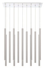 Forest LED 14 Light Chandelier Chrome