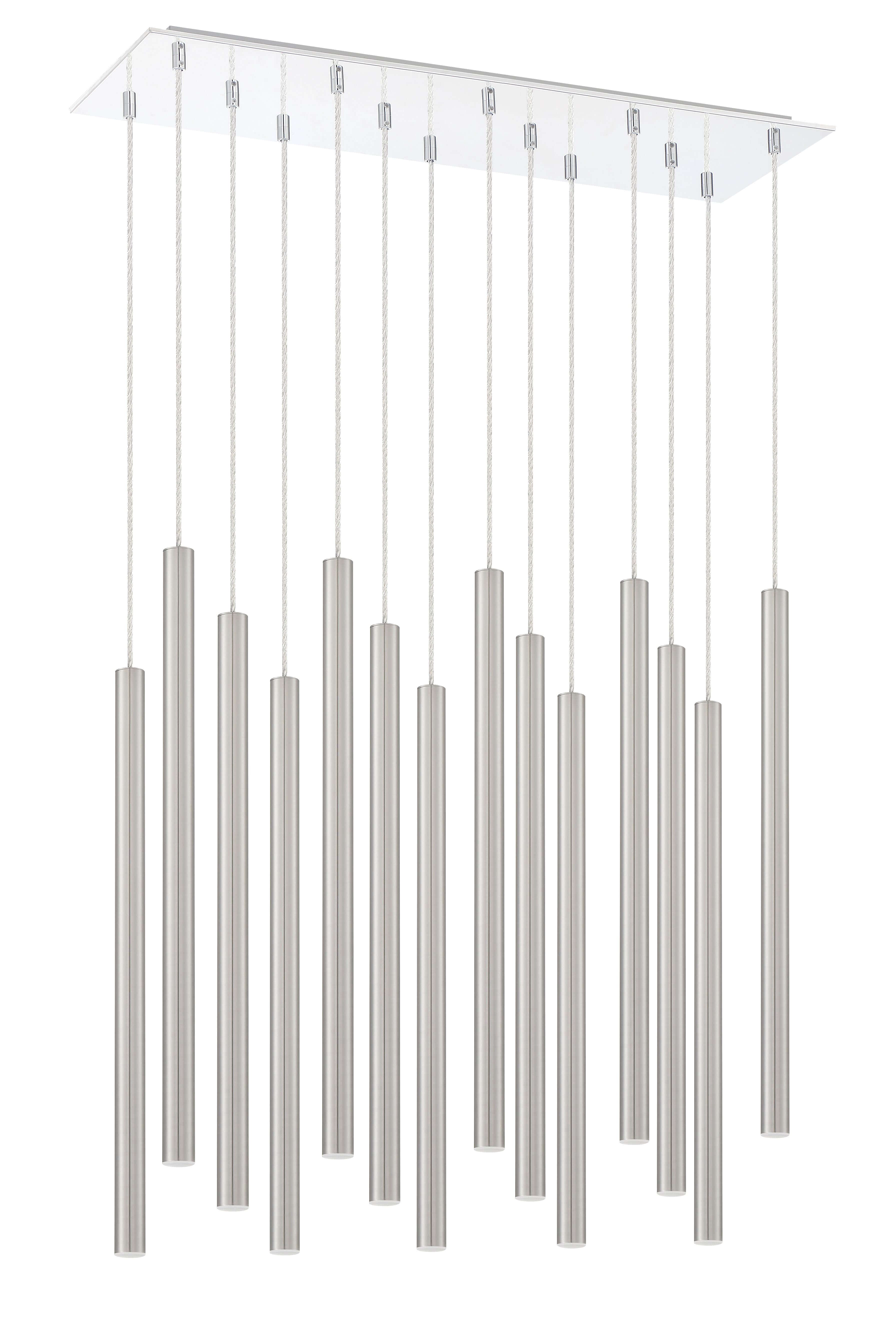 Forest LED 14 Light Chandelier Chrome
