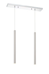 Forest LED 2 Light Linear Chandelier Chrome