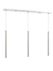 Forest LED 3 Light Linear Chandelier Chrome
