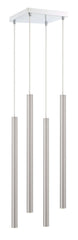 Forest LED 4 Light Chandelier Chrome