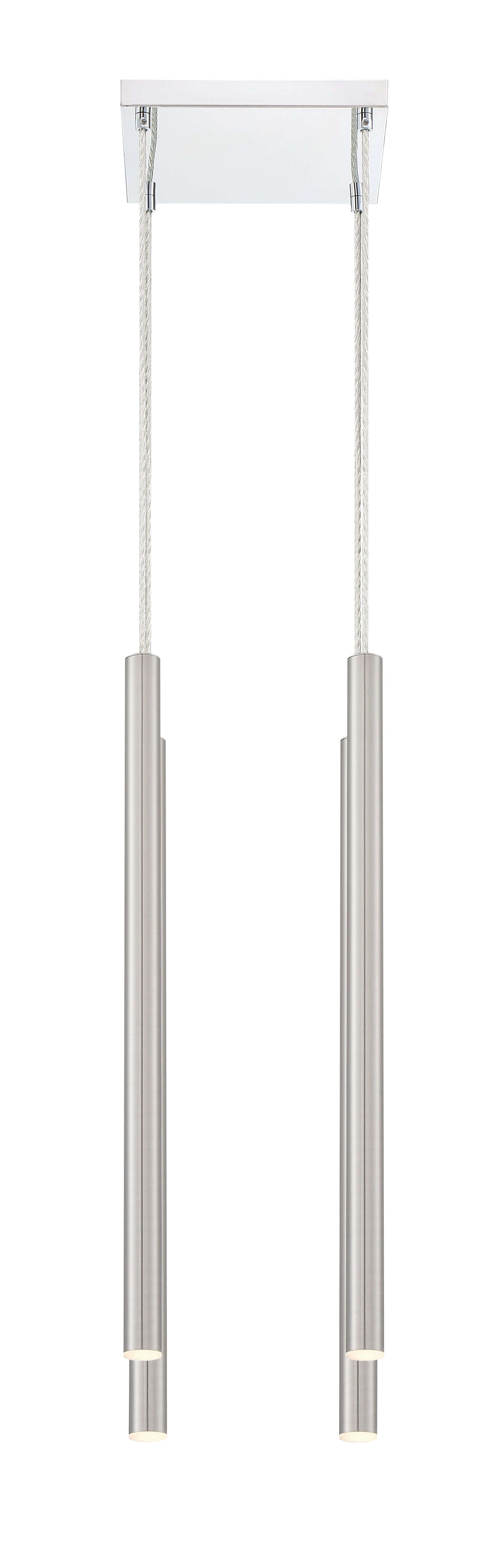 Forest LED 4 Light Chandelier Chrome