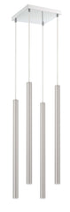 Forest LED 4 Light Chandelier Chrome