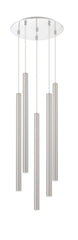 Forest LED 5 Light Chandelier Chrome