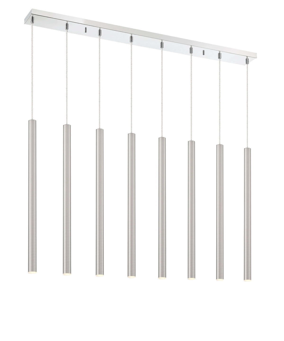 Forest LED 8 Light Linear Chandelier Chrome