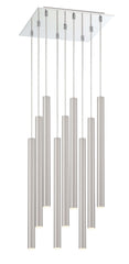 Forest LED 9 Light Chandelier Chrome