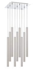 Forest LED 9 Light Chandelier Chrome