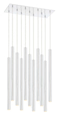 Forest LED 11 Light Chandelier Chrome