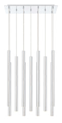 Forest LED 11 Light Chandelier Chrome