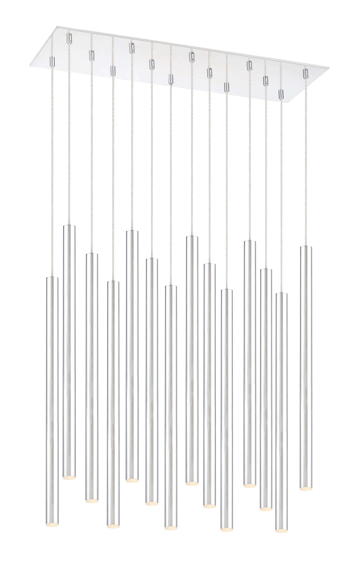 Forest LED 14 Light Chandelier Chrome