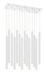 Forest LED 14 Light Chandelier Chrome