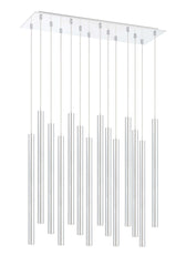 Forest LED 14 Light Chandelier Chrome
