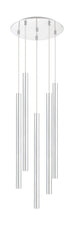 Forest LED 5 Light Chandelier Chrome