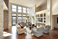 Forest LED 9 Light Chandelier Chrome