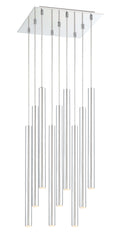 Forest LED 9 Light Chandelier Chrome