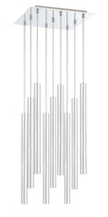 Forest LED 9 Light Chandelier Chrome