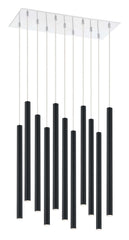 Forest LED 11 Light Chandelier Chrome