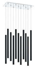 Forest LED 11 Light Chandelier Chrome