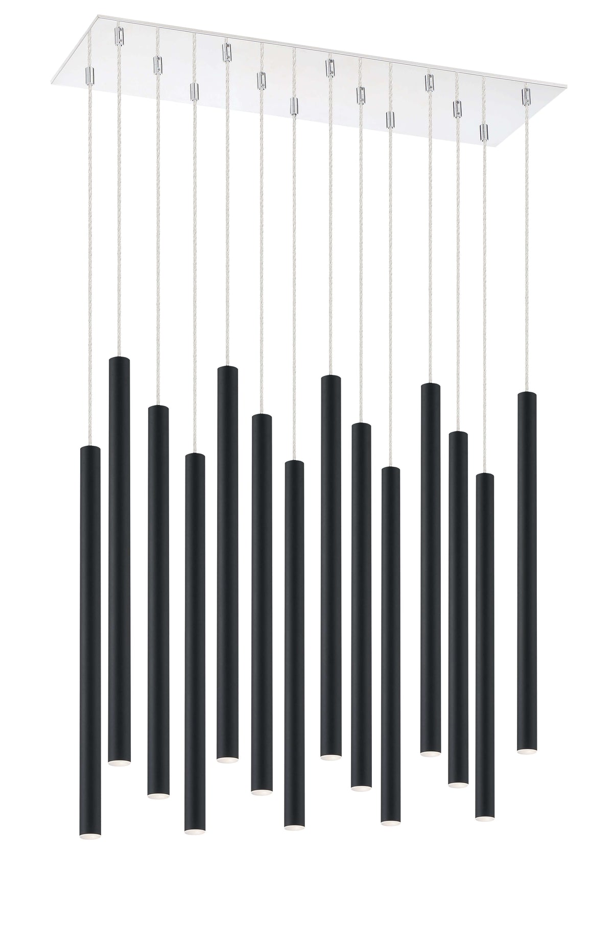 Forest LED 14 Light Chandelier Chrome