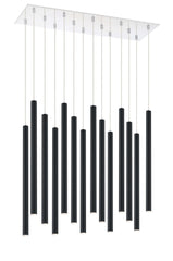 Forest LED 14 Light Chandelier Chrome