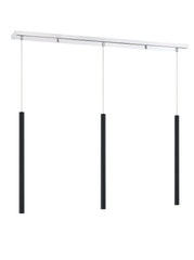 Forest LED 3 Light Linear Chandelier Chrome