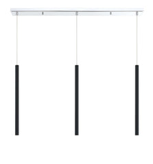 Forest LED 3 Light Linear Chandelier Chrome