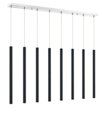 Forest LED 8 Light Linear Chandelier Chrome