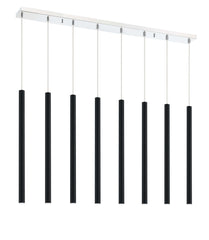 Forest LED 8 Light Linear Chandelier Chrome