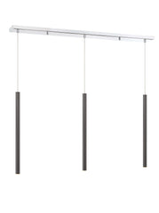 Forest LED 3 Light Linear Chandelier Chrome