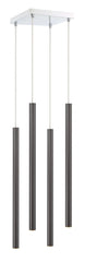 Forest LED 4 Light Chandelier Chrome