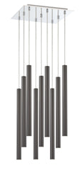 Forest LED 9 Light Chandelier Chrome