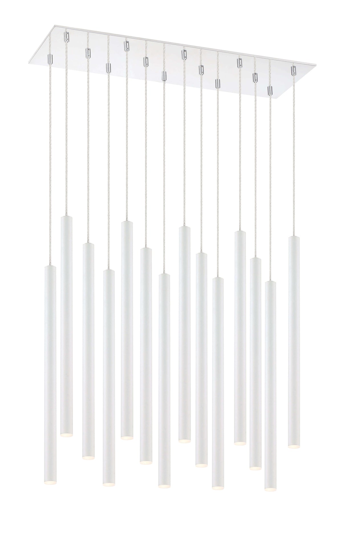 Forest LED 14 Light Chandelier Chrome