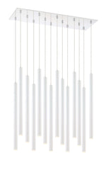 Forest LED 14 Light Chandelier Chrome