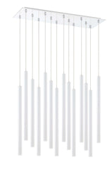 Forest LED 14 Light Chandelier Chrome
