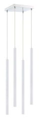 Forest LED 4 Light Chandelier Chrome